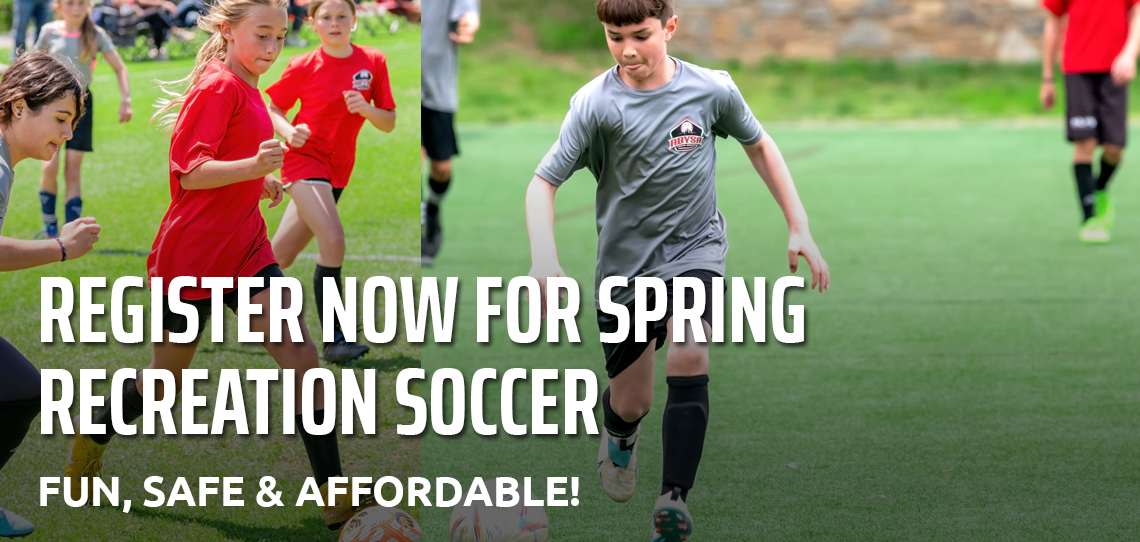 Sign Up Now for Spring Soccer!