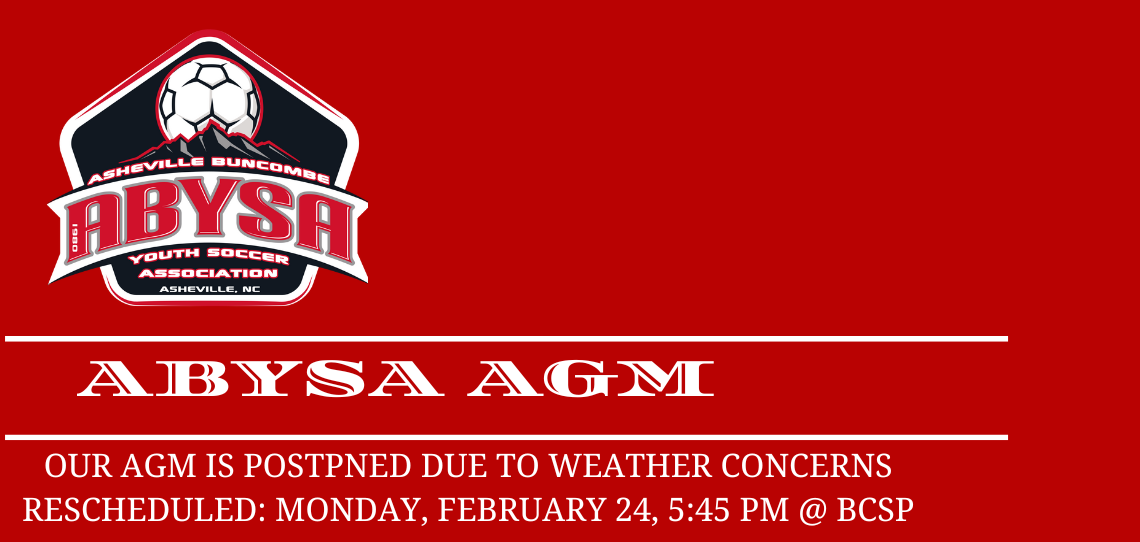 AGM Postponed to Feb. 24